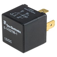 TE Connectivity Plug In Automotive Relay - SPDT, 12V dc Coil