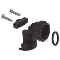 TE Connectivity Cable Clamp Black Thermoplastic Cable Clamp