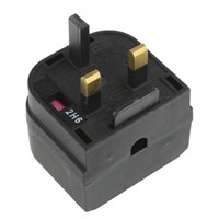 PowerConnections Europe to UK Mains Connector Converter, Rated At 2.5A