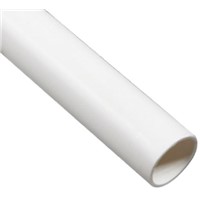 PVC-U White Vent Overflow Pipe, 21.5mm