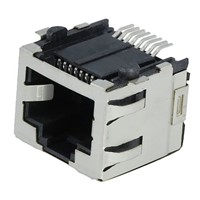 Cat5 modular RJ45 jack, 8/8,SMT,shielded