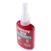 Loctite Green High Strength, Retaining Compound Methacrylate Liquid Bottle 50 ml, -55  +230 C Loctite 620