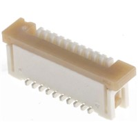 Molex Easy On 52610 Series 1mm Pitch 10 Way Straight Female FPC Connector, ZIF