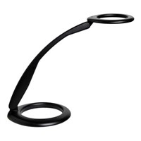 Luxo LED Desk Lamp, 6 W, Flexible Neck, Black, 20 V, Lamp Included