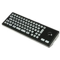 Storm Trackball Keyboard Wired PS/2, USB Compact, QWERTY (UK) Black