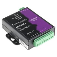 Brainboxes Ethernet Media Converter for use with Ethernet Network 8 x Inputs 8 x Outputs