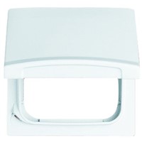 Busch Jaeger - ABB White Cover Frame for Modules Thermoplastic ISDN Socket IP44 Frame