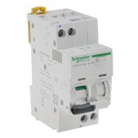 Schneider Electric Type B RCBO - 1P+N, 30mA Trip Sensitivity, iDPN Series