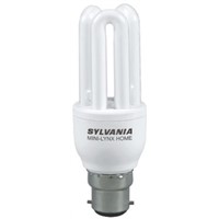 B22 Stick Shape CFL Bulb, 11 W, 2700K