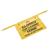 Rubbermaid Commercial Products FG9S1600YEL 1 x Sign (English, Spanish), Yellow