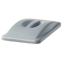Rubbermaid Commercial Products Grey PP Bin Lid for Slim Jim Container, 70mm