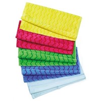 Rubbermaid Commercial Products Pack of 12 Yellow Hygen Microfibre Cloths for General Cleaning Use