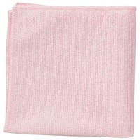 Rubbermaid Commercial Products Bag of 120 Red Professional Microfibre Cloths for General Cleaning Use