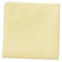 Rubbermaid Commercial Products Bag of 120 Yellow Professional Microfibre Cloths for General Cleaning Use