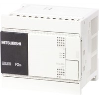 Mitsubishi FX3S PLC CPU - 16 Inputs, 14 Outputs, Ethernet, ModBus Networking