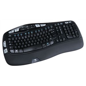 Logitech Keyboard Wireless USB, QWERTY (UK) Black