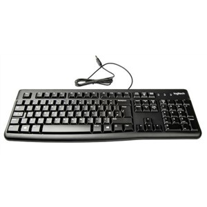 Logitech Keyboard Wired USB, QWERTY (UK) Black