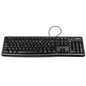 Logitech Keyboard Wired USB, AZERTY Black