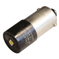 LED Reflector Bulb, BA9s, Green, Single Chip, 10mm dia., 12  60 V ac/dc