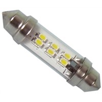 LED Car Bulb 43 mm White 24 V ac/dc 45 mA 10.7mm 43 lm