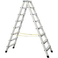 Zarges Aluminium Step Ladder 2 x 8 steps 1.8m open length