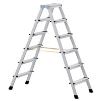 Zarges Aluminium Step Ladder 2 x 6 steps 1.3m open length