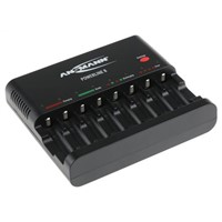 Ansmann Powerline 8 Traveller NiCd, NiMH AA, AAA Battery Charger with Worldwideplug
