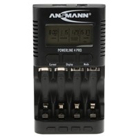 Ansmann NiCd, NiMH AA, AAA Battery Charger with Worldwideplug
