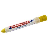 Edding Yellow 10mm Broad Tip Paint Marker Pen for use with Metal