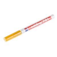 Edding Yellow 1  2mm Fine Tip Paint Marker Pen for use with Glass, Metal, Plastic, Wood
