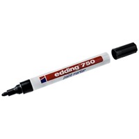 Edding Black 2  4mm Medium Tip Paint Marker Pen for use with Glass, Metal, Plastic, Wood