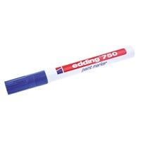 Edding Blue 2  4mm Medium Tip Paint Marker Pen for use with Glass, Metal, Plastic, Wood
