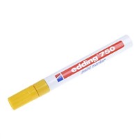 Edding Yellow 2  4mm Medium Tip Paint Marker Pen for use with Glass, Metal, Plastic, Wood