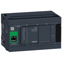 Schneider Electric Modicon M241 PLC CPU - 14 Inputs, 10 Outputs, Ethernet, ModBus, Profibus DP, USB Networking, Mini