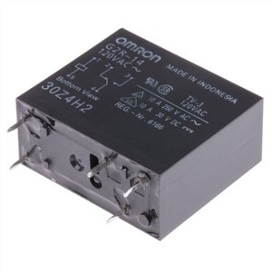 Omron PCB Mount Non-Latching Relay - SPDT, 120V ac Coil, 5A Switching Current