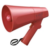 TOA Red Hand Grip Megaphone, ER-520S, 6 W, Siren