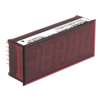 Murata DSD-40BCD-RS-C , LED Digital Panel Multi-Function Meter for Current, Voltage, 22.3mm x 53.8mm