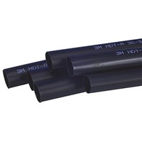 3M Black Heat Shrink Tubing 38mm Sleeve Dia. x 1m Length, HDT-A Series 4:1 Ratio