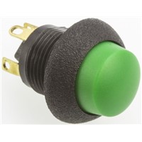 Otto Single Pole Double Throw (SPDT) Momentary Push Button Switch, IP64, Panel Mount, 28V dc