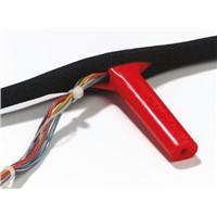 Thomas &amp;amp; Betts Braided Polyester Black Cable Sleeve, 25mm Diameter, 25m Length, Bind-It Series