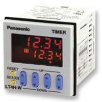 Panasonic Transistorised N/O Multi Function Timer Relay, 99.99 s  9999 h, 2 Contacts, 100  240 V ac