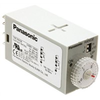 Panasonic Power ON Delay Timer Relay, 60 s, 2 Contacts, 120 V ac - DPDT Switch Configuration