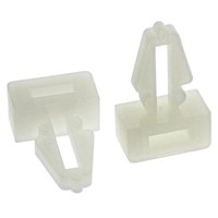 HellermannTyton Natural Cable Tie Mount 11 mm x 18mm, 5.3mm Max. Cable Tie Width