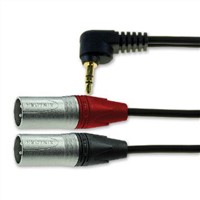 3m AV Cable Mini Jack to Male XLR x 2 Male x 2 XLR Male 2 XLR