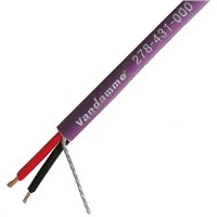 Van Damme Purple Installation Cable, Twisted Pair 4.5mm OD 22/7 AWG 500m