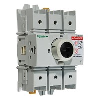 Schneider Electric 3 Pole DIN Rail Non Fused Isolator Switch, 30 A Maximum Current