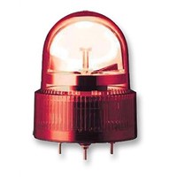 XVR Red Rotating Beacon, 120mm, Buzzer