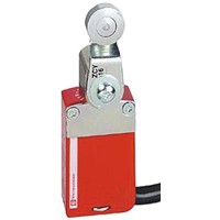 Preventa XCSM Safety Switch With Roller Lever Actuator, Metal, NO/2NC