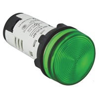 22mm Pilot LightIntegrated LED Green