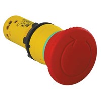 Schneider Electric Harmony Emergency Button - NO/NC, Twist to Reset, 40mm, Round Head